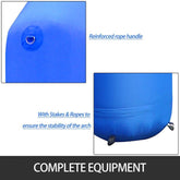 Inflatable Arch, 15ft Hexagon Inflatable Arch, with Blower Inflatable Archway for Race Outdoor Advertising Commerce, Blue